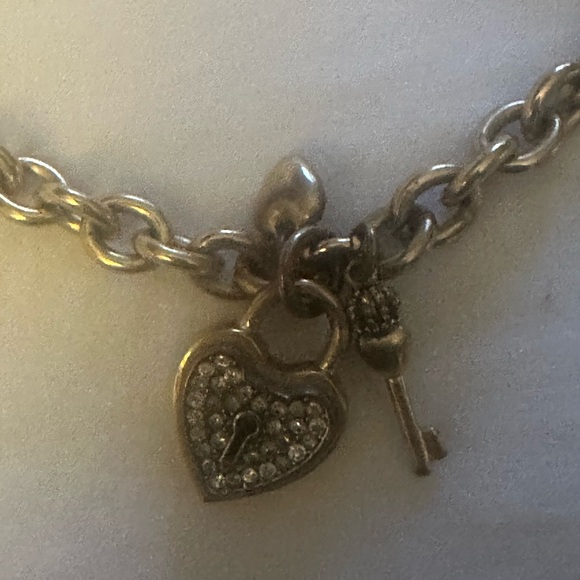 Juicy Couture Gold Heart and Key Necklace - Picture 3 of 4